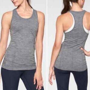 Athleta Fastest Track Scrunch Ruched Racerback Tank Top. Size M